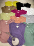 V-Neck Half Sleeves Free Size Tops